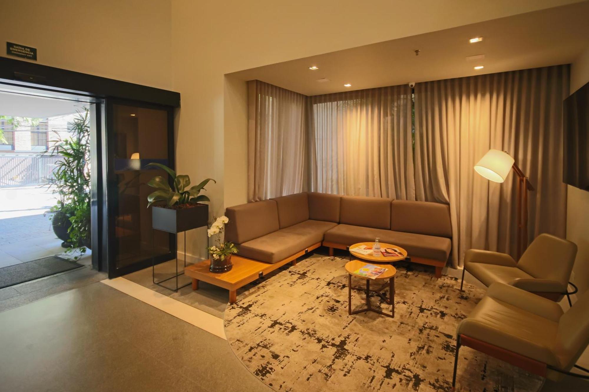 Flat Particular Dentro Do Hotel Executive Transamerica Faria Lima! เซาเปาโล ภายนอก รูปภาพ