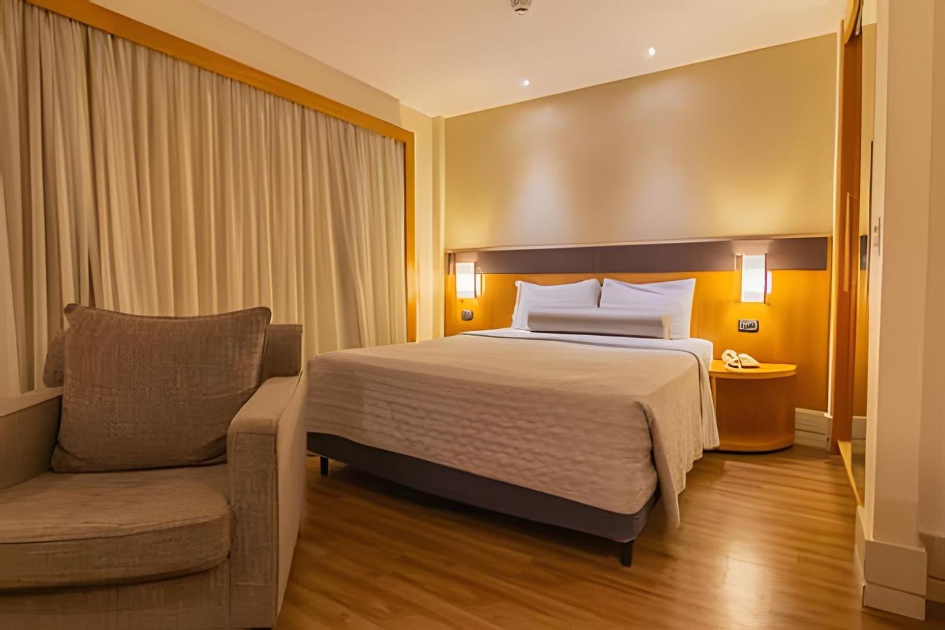 Flat Particular Dentro Do Hotel Executive Transamerica Faria Lima! เซาเปาโล ภายนอก รูปภาพ